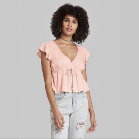 ART CLASS FLORAL TOP - Picture 1 of 3